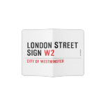 LONDON STREET SIGN  Passport Holder