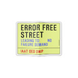 Error Free Street  Passport Holder