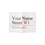 Your Name Street  Passport Holder