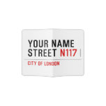 Your Name Street  Passport Holder