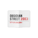 Obsidian Street  Passport Holder
