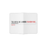 tu LISTA DE libros  Passport Holder