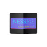 nessi<3  Passport Holder