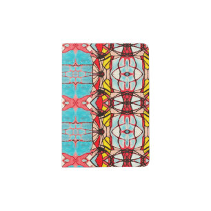 Passport Holder, Abstract Psychedelic tr IV Holder