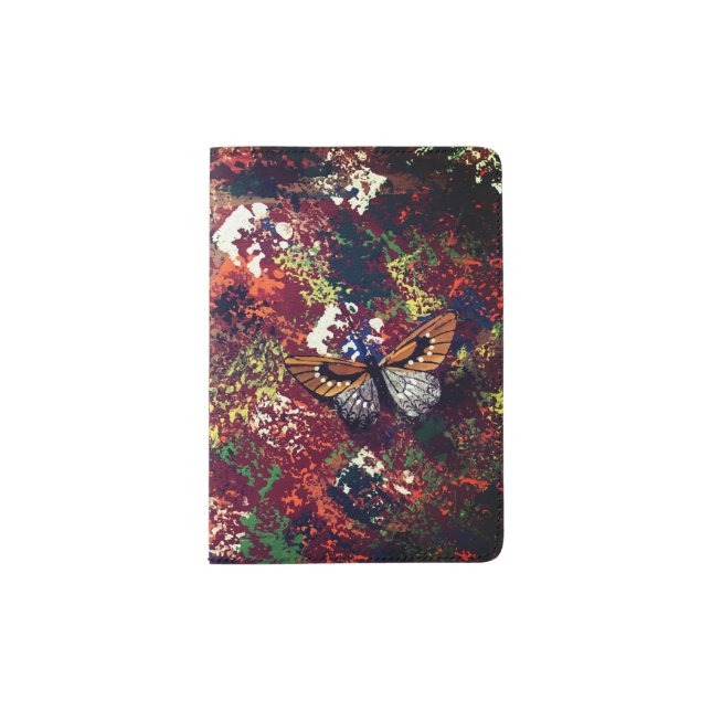 Passport Holder "Brick Butterfly" (Front)