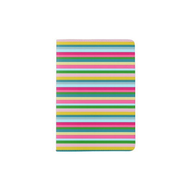 Passport Holder, Carlson Stripes, Spring Holder (Front)