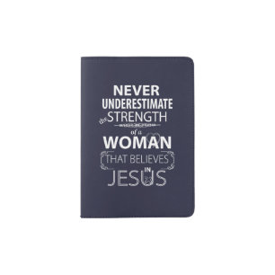 Passport Holder Christian Women Believes in Jesus