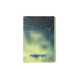 Passport holder Cobweb in Sunshine