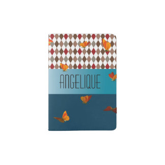 Passport holder Diamonds & Butterflies.
