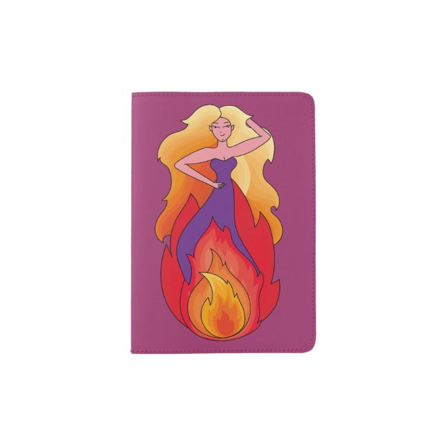 Passport holder for powerful women (Front)