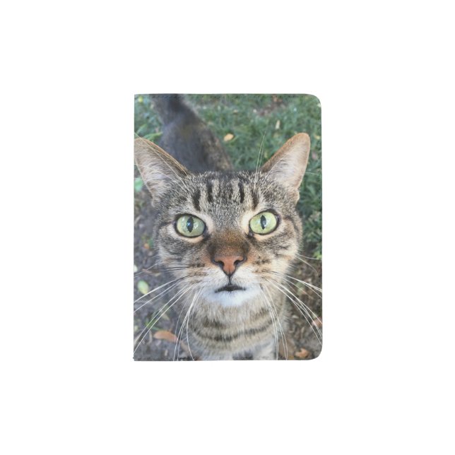 Passport Holder ""Hey You" says the cat (Front)