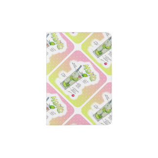 PASSPORT HOLDER - MOJITO RECIPE COCKTAIL ART