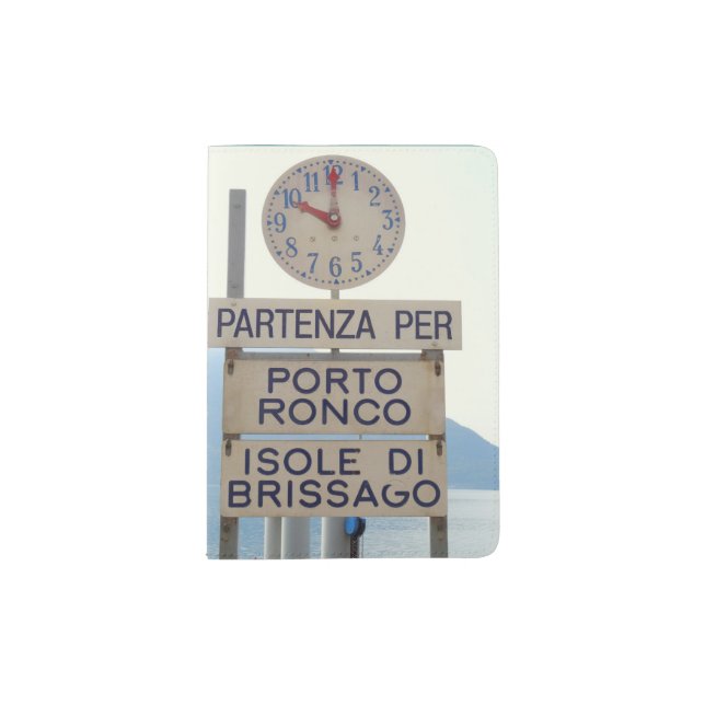 Passport Holder - Partenza sign (Front)