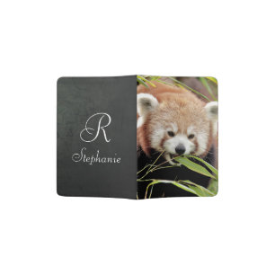 Passport Holder Photo red panda , animals 0478.