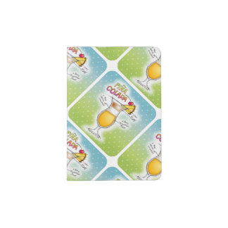 PASSPORT HOLDER - PINA COLADA RECIPE COCKTAIL ART