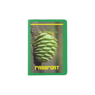 Passport holder Pine Cone