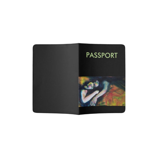 Passport holder 'sleep' (Opened)