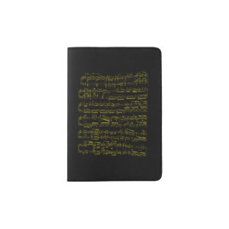 Passport holder square black