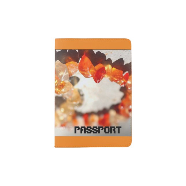 Passport holder Stone Strings (Front)
