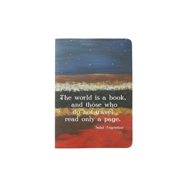 Passport Holder, Travel Well Passport Holder (Front)