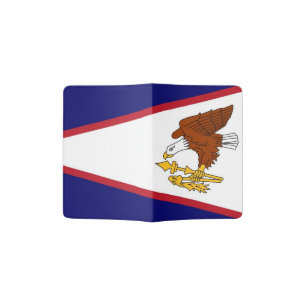 Passport Holder with flag of American Samoa