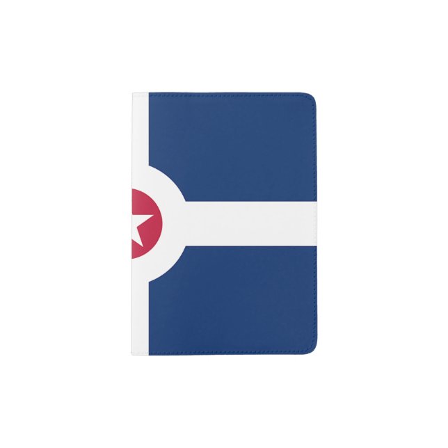 Passport Holder with flag of Indianapolis (Front)