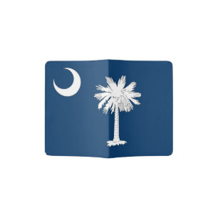 Passport Holder with flag of South Carolina, USA