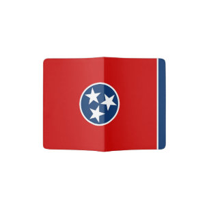 Passport Holder with flag of Tennessee, USA