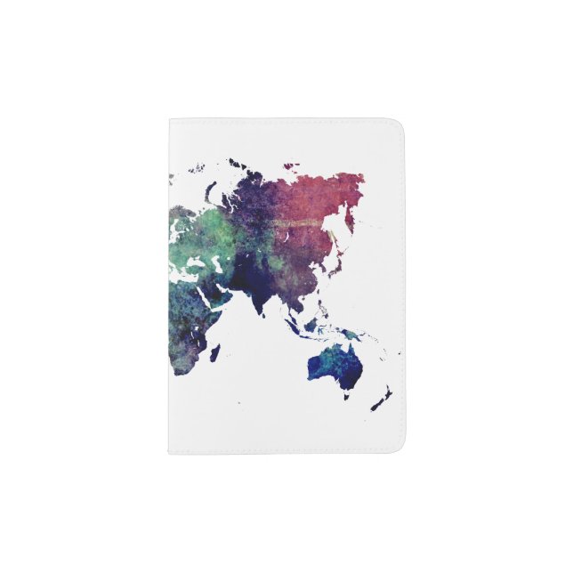Passport Holders & Covers world map (Front)