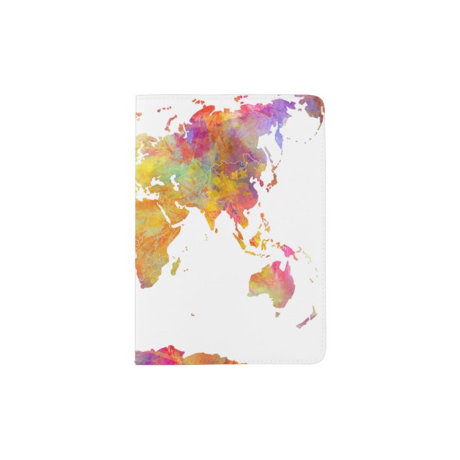 Passport Holders & Covers world map (Front)