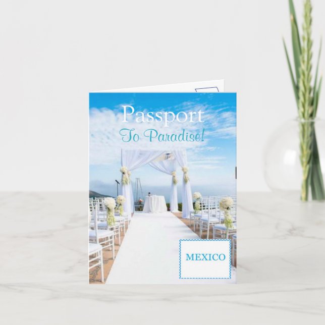 Passport Invitation Card|5.6" x 4 (Front)