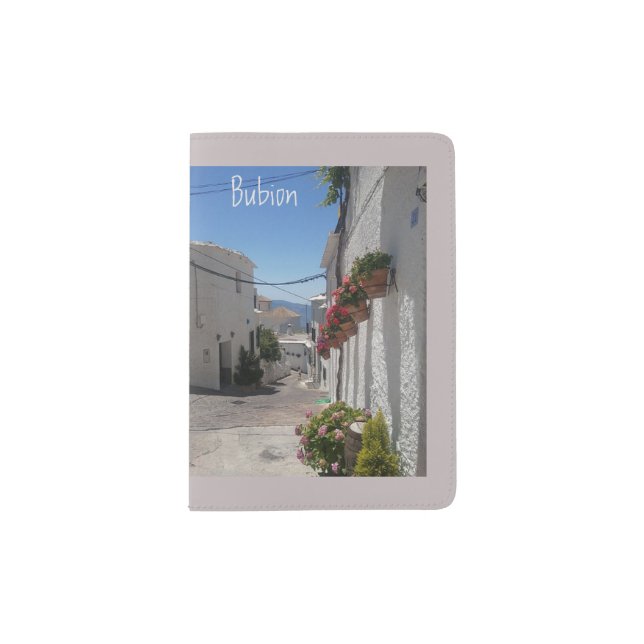 passport protector "Bubion" Andalusia Spain Passport Holder (Front)