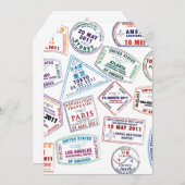 Passport Stamp Pattern Print (Front/Back)