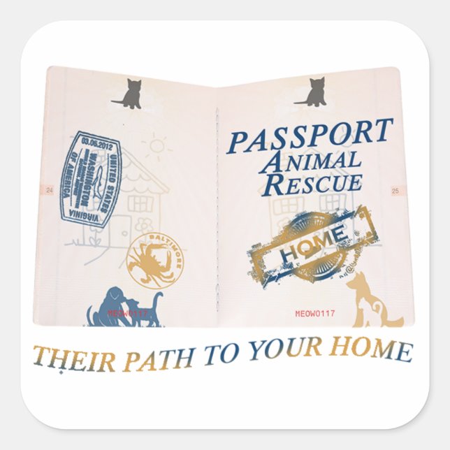 Passport Sticker (Front)