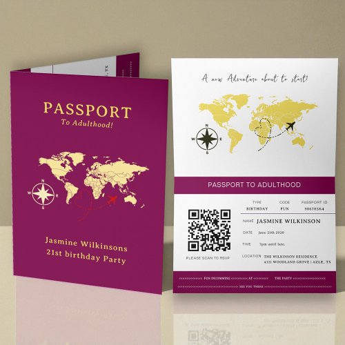 Passport to Adulthood girls 21st birthday