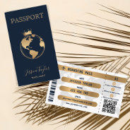 Passport Travel Agency World Map Boarding Pass Business Card at Zazzle