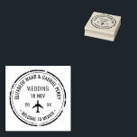 Passport Travel Destination Wedding Rubber Stamp<br><div class="desc">Passport Travel Destination Wedding rubber stamp. Matching items available.</div>