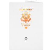 PASSPORT(USA) CARDS (Back)