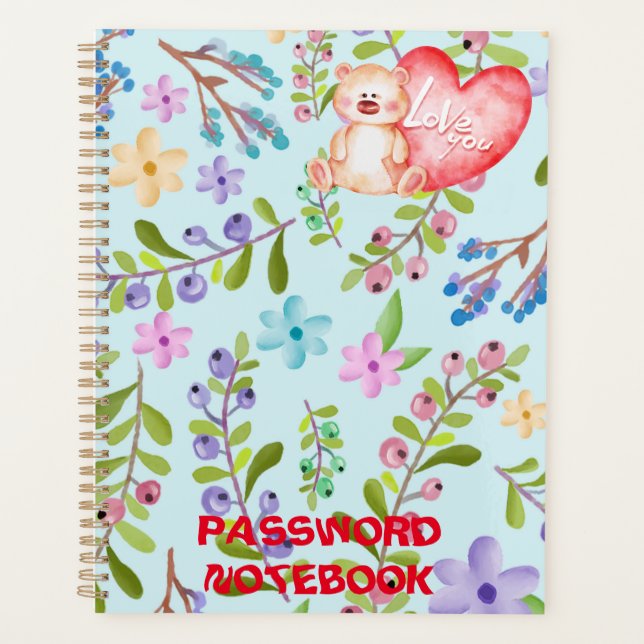 PASSWORD NOTEBOOK (Front)
