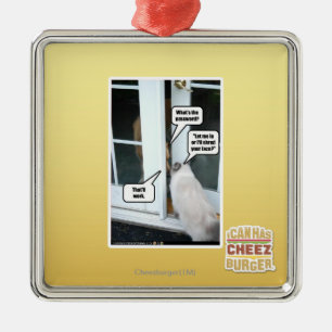 Password Please Metal Ornament