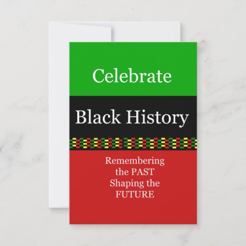 Past And Future BHM Party Invitations