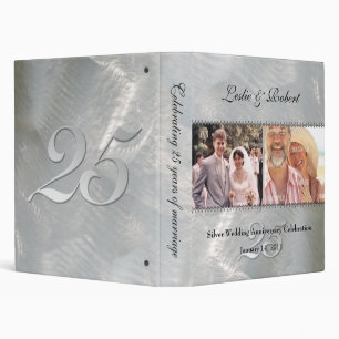 Past and Present Silver (25th) Anniversary Binder