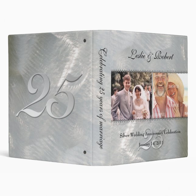 Past and Present Silver (25th) Anniversary Binder (Background)