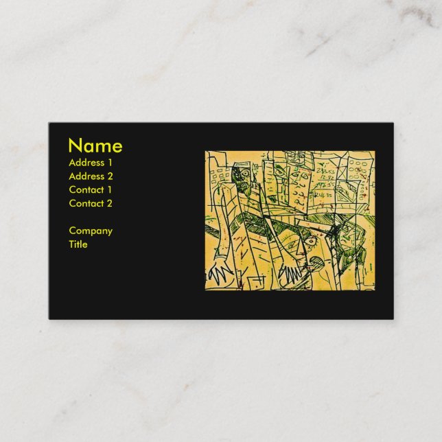 PAST DUE BILLS BUSINESS CARD (Front)