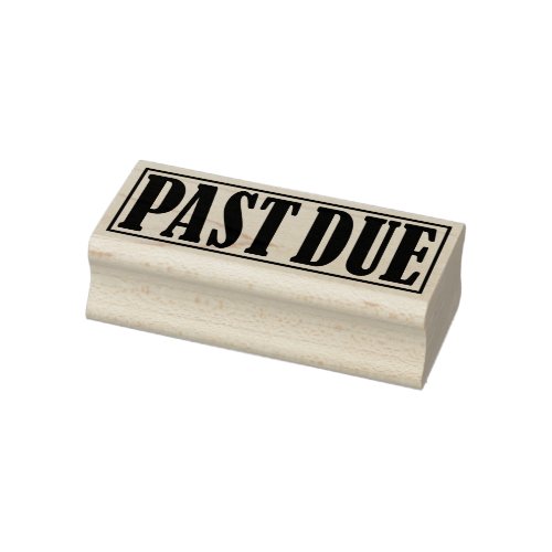 Past Due Payment Notice Collection Reminder Office Rubber Stamp