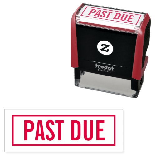 Past Due Self_inking Stamp