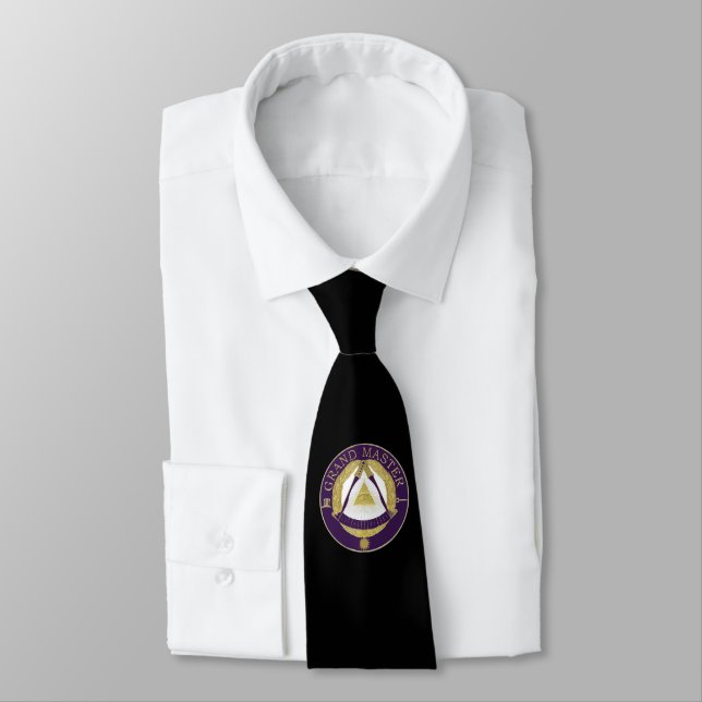 Past Grand Master Neck Tie (Tied)