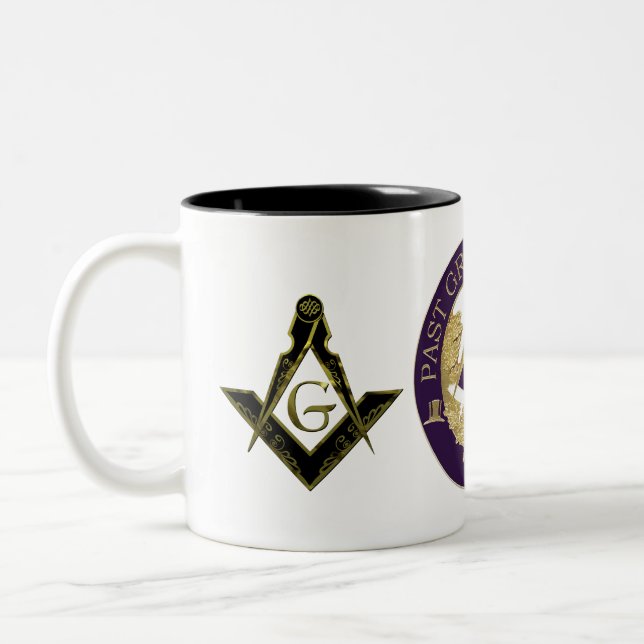 Past Grand Master Two-Tone Coffee Mug (Left)