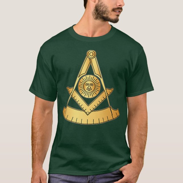 Past Master Freemason  Masonic Freemason Gifts T-Shirt (Front)
