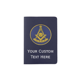 Past Master Freemason Masonic Gifts Freemasonry Passport Holder